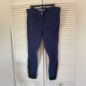Women’s blue Dover breeches in size 30